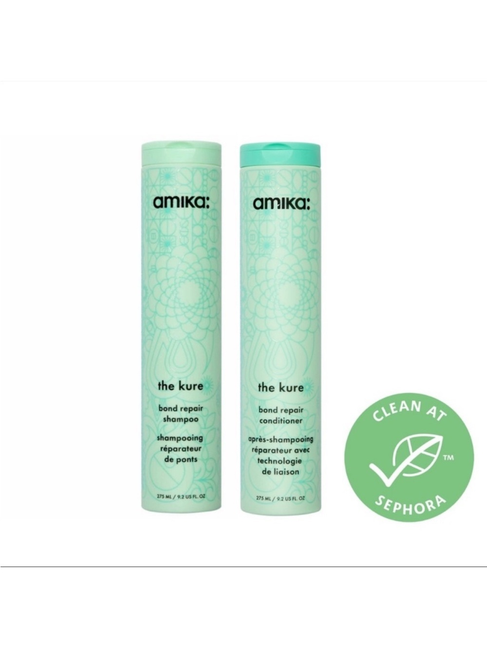 Amika the cute bond repair shampoo and conditioner set